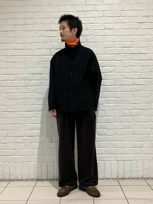 極美品 24AW ハバーサック ウールスタンドカラージャケット 黒 Bshop Bshop みなとみらい店Bshopスタッフさんのその他アウターを使っ