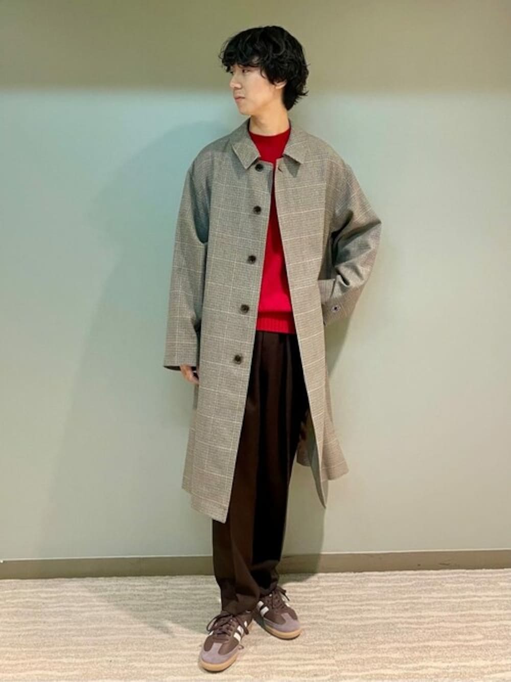24AW オーシバル　ウールチェック バルマカーンコート ORCIVAL（オーシバル）の「ORCIVAL | ウールチェック バルマ