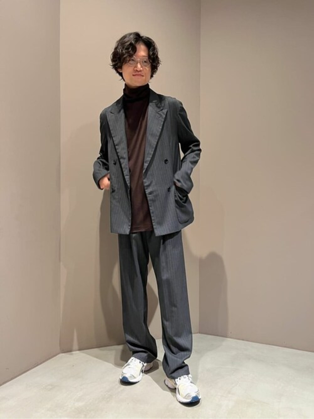 セット新品未使用　CRUSO Bshop別注　ワイドスラックス　46 セット新品未使用CRUSO Bshop別注ワイドスラックス46