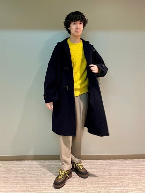 オーシバル　Orcival ダッフルコート セット　青 黄 サイズ4 オーシバル Orcival ダッフルコート セット 青 黄 サイズ4 オーシバル