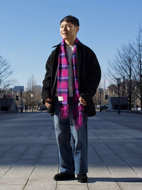 Glenmac | 〈別注〉ジーロンラム クルーネックサドルニット MEN