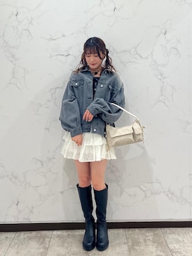 「MAJESTIC LEGON（マジェスティックレゴン）のアイテム」を使った、nagoさん（レディース・158cm）の夏コーディネート