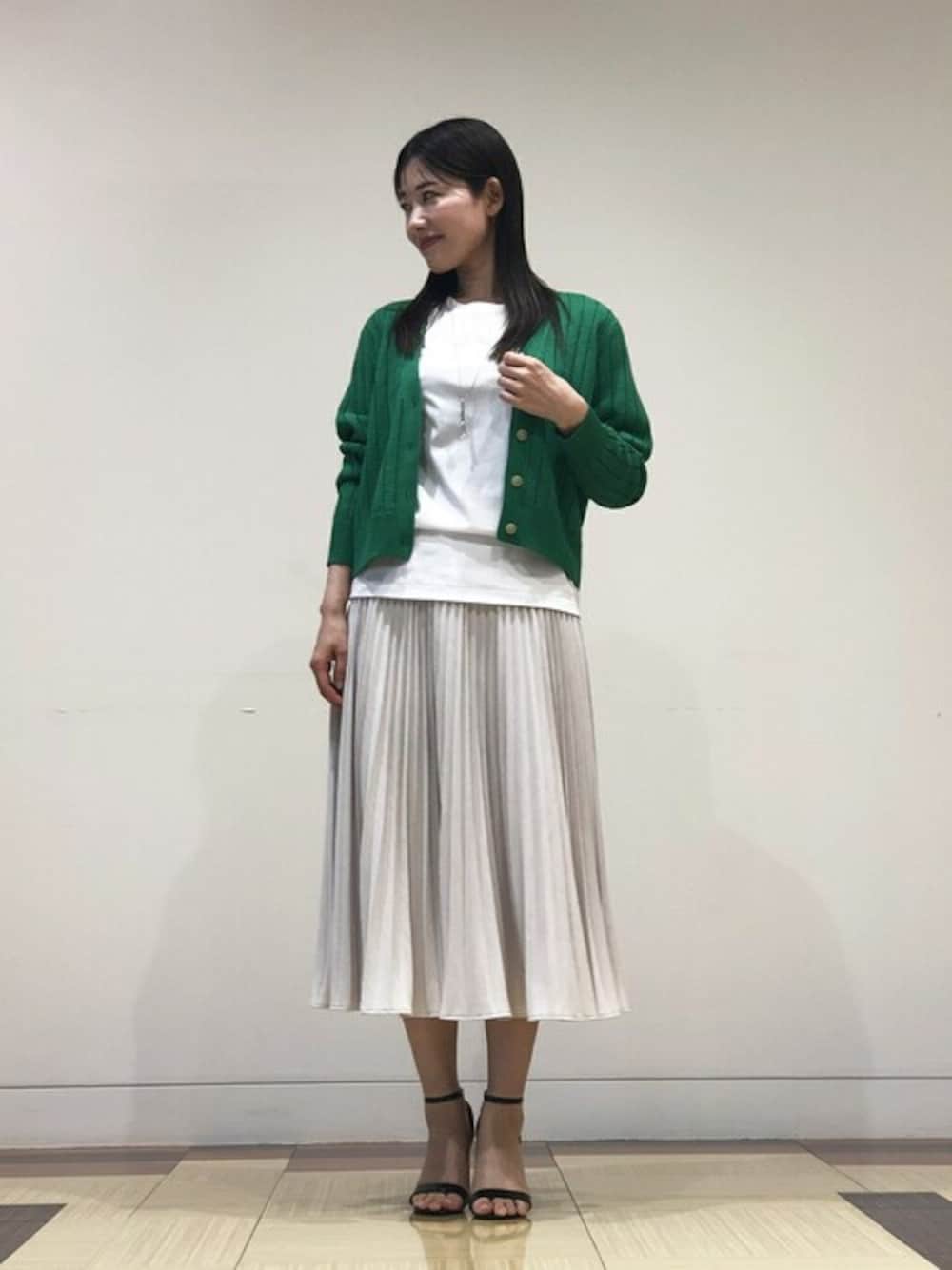 未使用 マッキントッシュロンドン トリアセスラブ ツイルプリーツスカート ロング MACKINTOSH LONDON（マッキントッシュ ロンドン）の「トリアセス