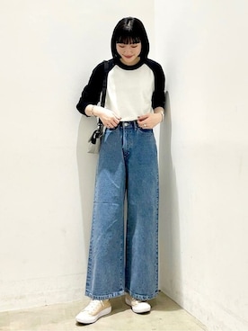 「コラボレーション」｜ponさん（レディース・170cm）の春コーディネート