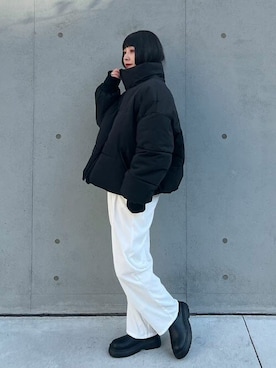 「cona（コナ）のアイテム」を使った、conaさん（レディース・160cm）の冬コーディネート