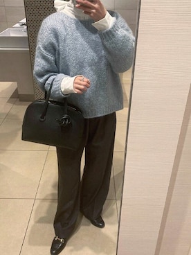 「ハンサムコーデ」｜conaさん（レディース・160cm）の冬コーディネート