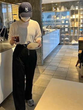 「ハンサムコーデ」｜conaさん（レディース・160cm）の冬コーディネート