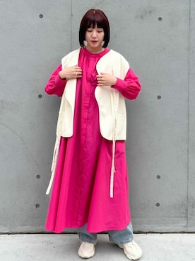 「select MOCA by sayo（セレクトモカバイサヨ）のアイテム」を使った、SELECT MOCA SNAPさん（レディース・161cm）の春コーディネート
