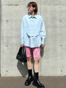 「select MOCA by sayo（セレクトモカバイサヨ）のアイテム」を使った、SELECT MOCA SNAPさん（レディース・161cm）の春コーディネート