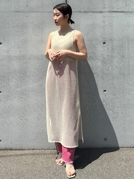 「select MOCA by sayo（セレクトモカバイサヨ）のアイテム」を使った、SELECT MOCA SNAPさん（レディース・162cm）の春コーディネート