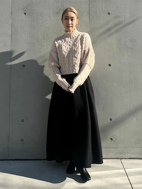 SELECT MOCA SNAPさん（レディース・162cm）の冬コーディネート