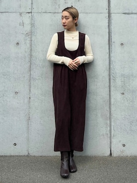 SELECT MOCA SNAPさん（レディース・162cm）の冬コーディネート