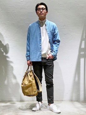 「RED CARD TOKYO（レッドカード）のアイテム」を使った、ESTNATION MENSさん（メンズ・184cm）の春コーディネート