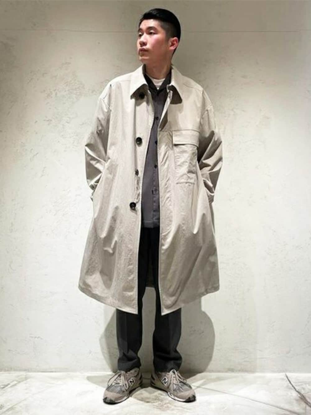 ESTNATION MENS(ESTNATION)｜COLUMNのトレンチコートを使った