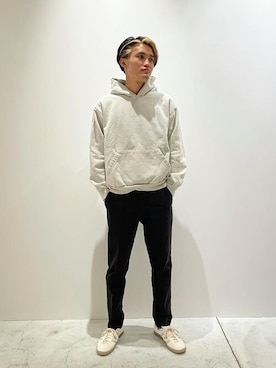 Los Angeles Apparel / ガーメントダイプルオーバースウェット