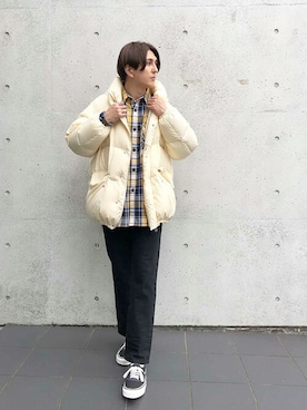 「NAILS（ネイル）のアイテム（パンツ）」を使った、ESTNATION MENSさん（メンズ・175cm）の秋コーディネート