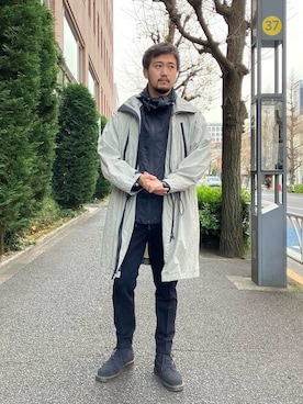 「onegravity（ワングラビティ）のアイテム」を使った、ESTNATION MENSさん（メンズ・180cm）の冬コーディネート