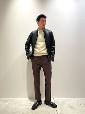 ESTNATION MENSさん（メンズ・178cm）の冬コーディネート