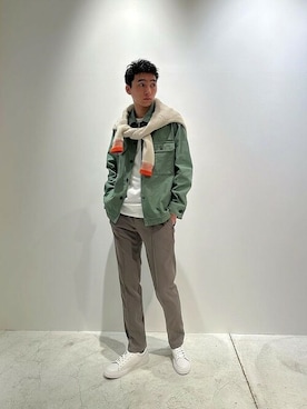 「プロデューサー巻き」｜ESTNATION MENSさん（メンズ・178cm）の冬コーディネート