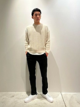 「COLUMN（コラム）のアイテム」を使った、ESTNATION MENSさん（メンズ・178cm）の春コーディネート