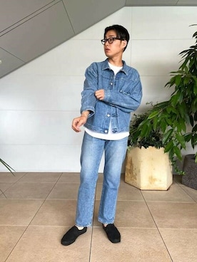 「NAILS（ネイル）のアイテム（ジャケット/アウター）」を使った、ESTNATION MENSさん（メンズ・180cm）の夏コーディネート