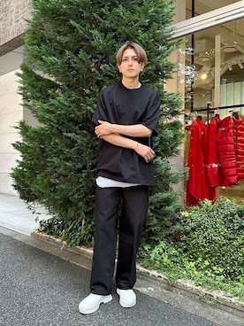 「onegravity（ワングラビティ）のアイテム（トップス）」を使った、ESTNATION MENSさん（メンズ・175cm）の夏コーディネート