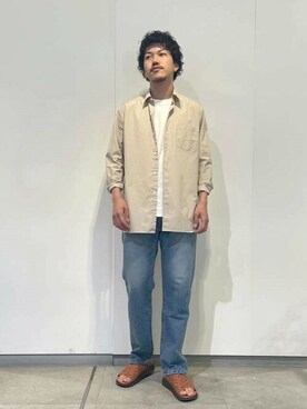 「NAILS（ネイル）のアイテム（パンツ）」を使った、ESTNATION MENSさん（メンズ・176cm）の夏コーディネート