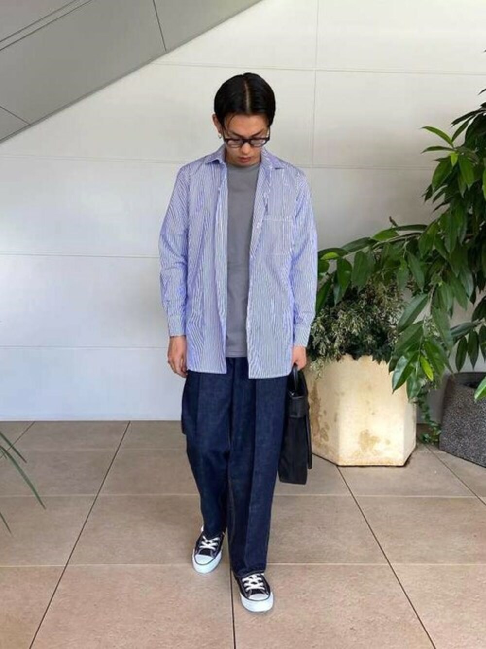 CHRYSOMALLON ストリート バイカラー 切替 Tシャツ 送料関税込 COLUMN（コラム）の「COLUMN / バイカラーショートスリーブT