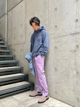 「NAILS（ネイル）のアイテム（ジャケット/アウター）」を使った、ESTNATION MENSさん（メンズ・173cm）の秋コーディネート