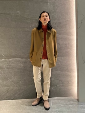 「ESTNATION（エストネーション）のアイテム」を使った、ESTNATION MENSさん（メンズ・175cm）の秋コーディネート