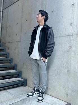 「onegravity（ワングラビティ）のアイテム（トップス）」を使った、ESTNATION MENSさん（メンズ・174cm）の冬コーディネート