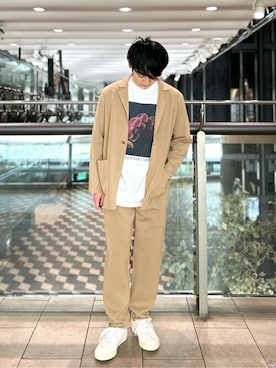 「VEJA（ヴェジャ）のアイテム」を使った、ESTNATION MENSさん（メンズ・168cm）の冬コーディネート