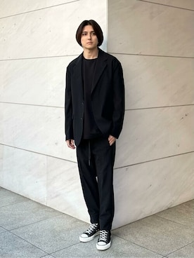 「onegravity（ワングラビティ）のアイテム（パンツ）」を使った、ESTNATION MENSさん（メンズ・175cm）の春コーディネート