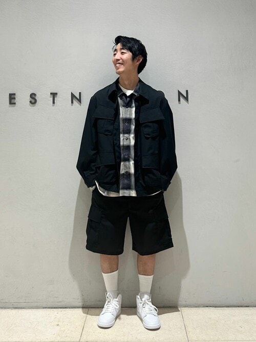 ＥＳＴＮＡＴＩＯＮ　ソフトカットソーフーディー　ブラック　F　中古A1 ESTNATION / クルーネックショートスリーブカットソー＜EVER