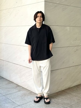 「onegravity（ワングラビティ）のアイテム（トップス）」を使った、ESTNATION MENSさん（メンズ・175cm）の春コーディネート