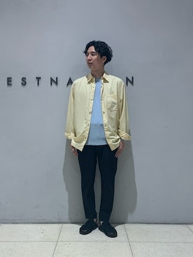 「onegravity（ワングラビティ）のアイテム」を使った、ESTNATION MENSさん（メンズ・170cm）の春コーディネート