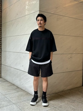 「onegravity（ワングラビティ）のアイテム」を使った、ESTNATION MENSさん（メンズ・180cm）の夏コーディネート