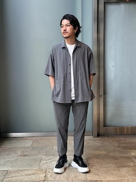 「onegravity（ワングラビティ）のアイテム」を使った、ESTNATION MENSさん（メンズ・176cm）の夏コーディネート