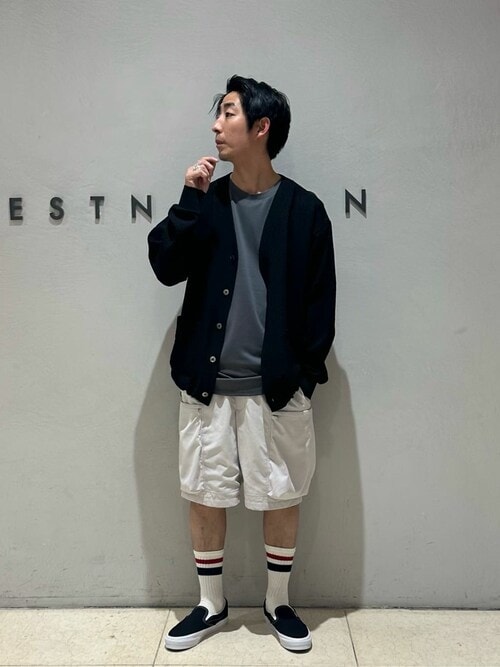 ESTNATION MENS����̃J�[�f�B�K��/�{�����uESTNATION / ���C�g�E�F�C�g�J�[�f�B�K���iESTNATION�b�G�X�g�l�[�V�����j�v���g�����R�[�f�B�l�[�g