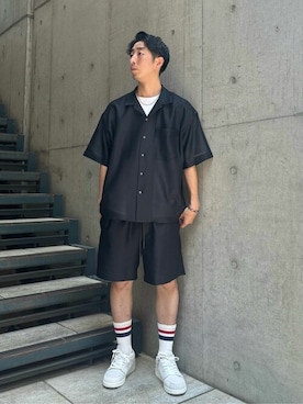 「onegravity（ワングラビティ）のアイテム（パンツ）」を使った、ESTNATION MENSさん（メンズ・174cm）の夏コーディネート