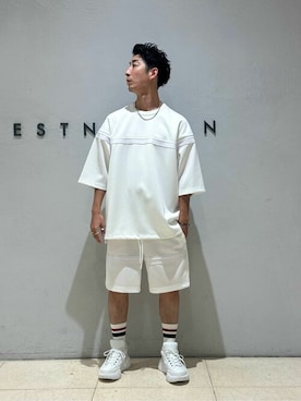 「onegravity（ワングラビティ）のアイテム」を使った、ESTNATION MENSさん（メンズ・174cm）の夏コーディネート