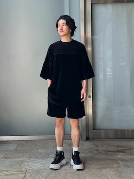 「onegravity（ワングラビティ）のアイテム（パンツ）」を使った、ESTNATION MENSさん（メンズ・176cm）の秋コーディネート