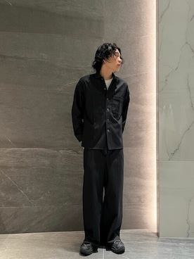 「onegravity（ワングラビティ）のアイテム（パンツ）」を使った、ESTNATION MENSさん（メンズ・182cm）の秋コーディネート