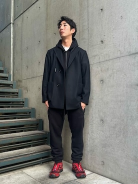 「onegravity（ワングラビティ）のアイテム（トップス）」を使った、ESTNATION MENSさん（メンズ・174cm）の秋コーディネート