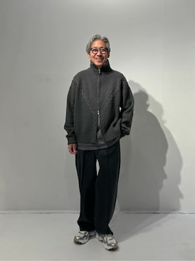 「COLUMN（コラム）のアイテム」を使った、ESTNATION MENSさん（メンズ・164cm）の秋コーディネート