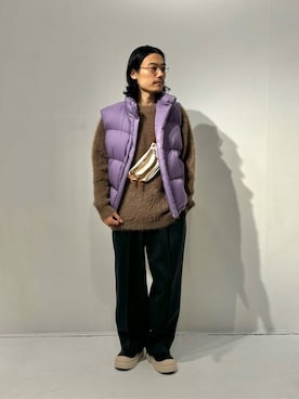「COLUMN（コラム）のアイテム」を使った、ESTNATION MENSさん（メンズ・172cm）の秋コーディネート