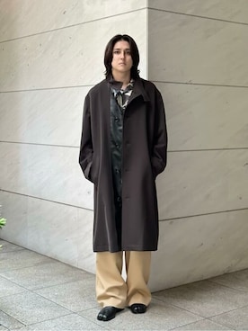 「COLUMN（コラム）のアイテム」を使った、ESTNATION MENSさん（メンズ・175cm）の秋コーディネート