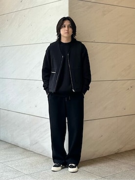 「COLUMN（コラム）のアイテム」を使った、ESTNATION MENSさん（メンズ・175cm）の冬コーディネート