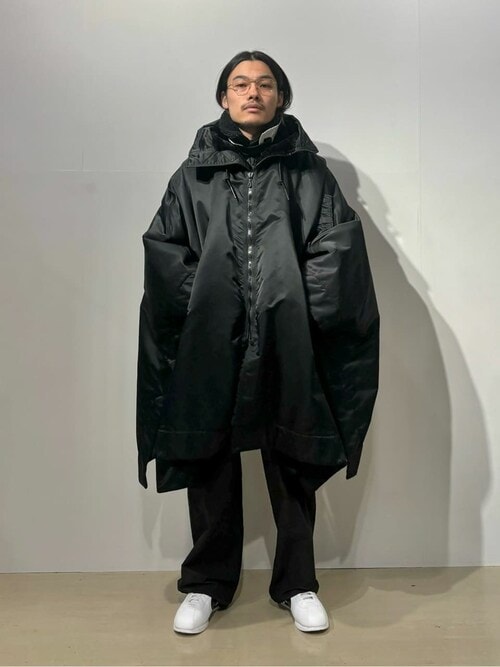 glamb グラム ポンチョ ダッフルコート 変形 モード 個性派 カシミヤ S