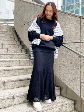 Ungrid STAFFさん（レディース・156cm）の冬コーディネート